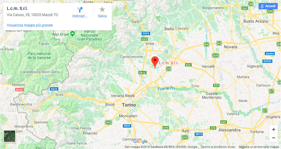 Clicca qui per visualizzare la mappa su Google Map